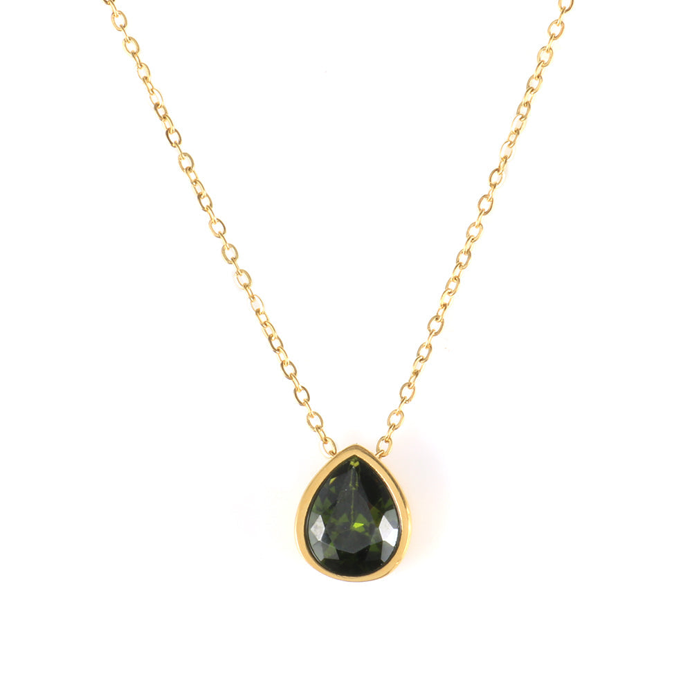 Waterdrop Zircon Necklace