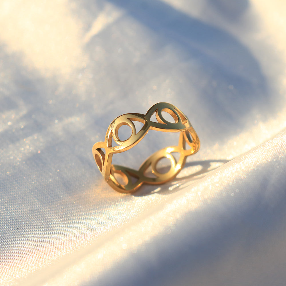 Openwork Devil's Eye Ring